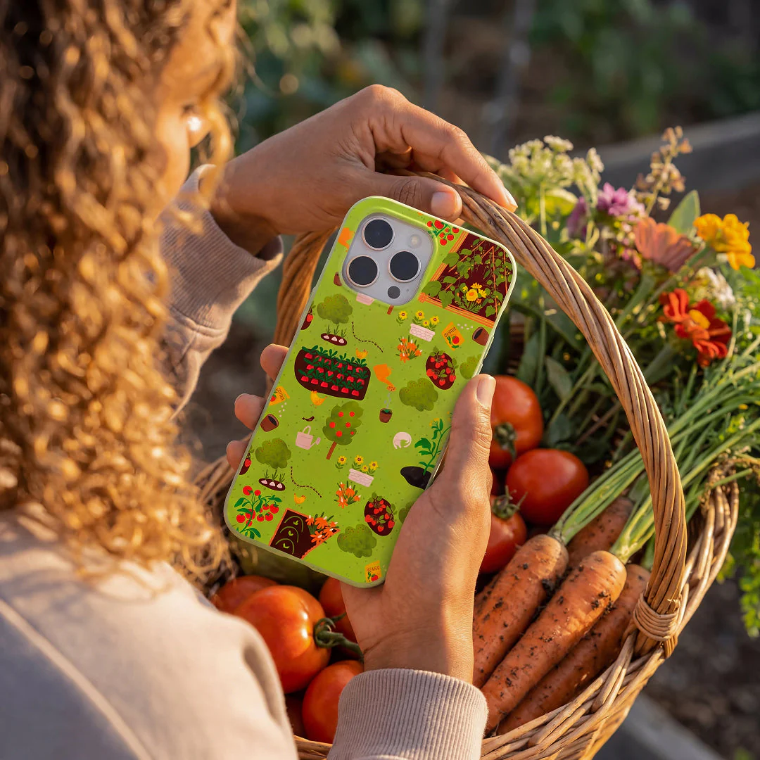 Sage Green Spring Garden iPhone 16 Pro Case - Image 2