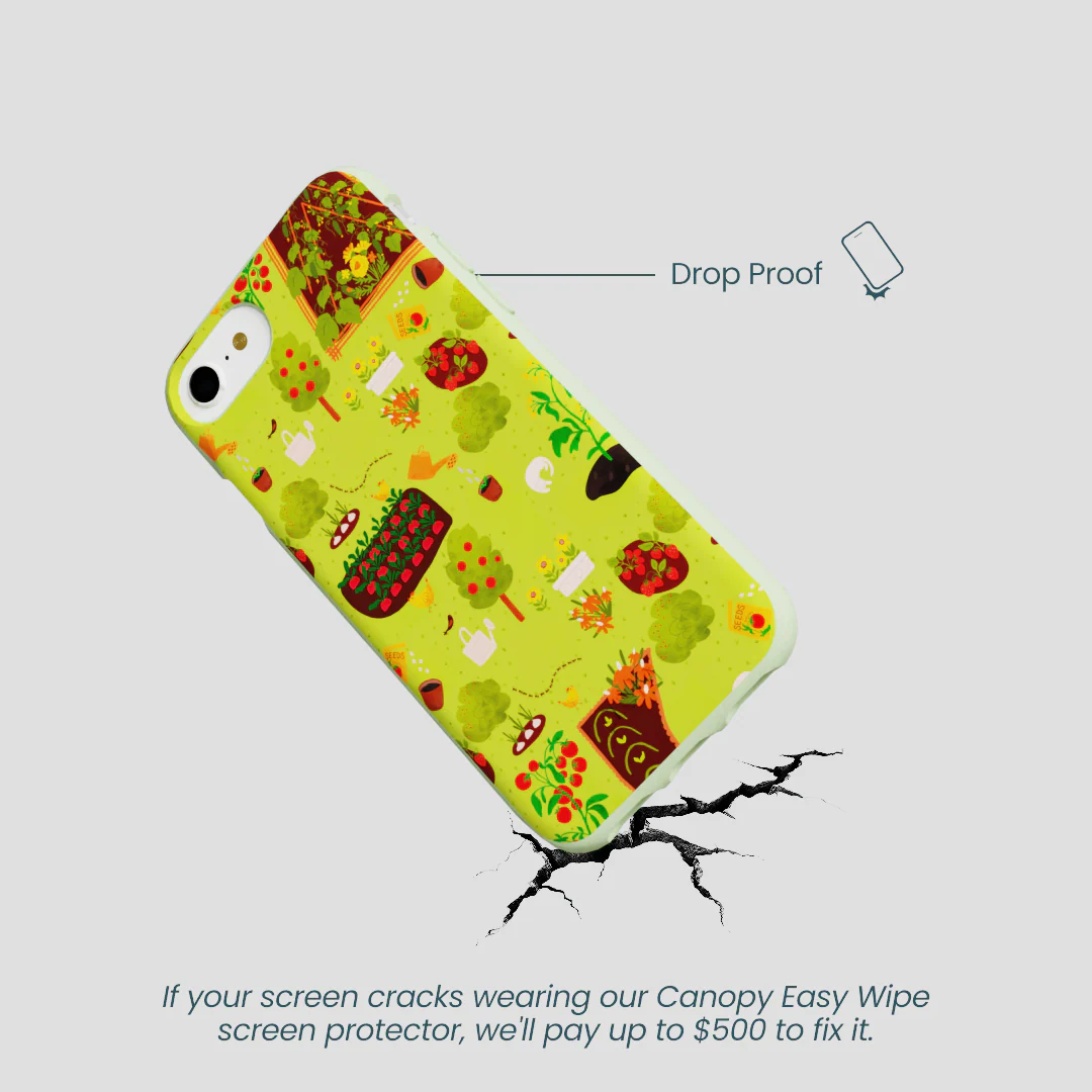 Sage Green Spring Garden iPhone 6/6s/7/8/SE Case - Image 4
