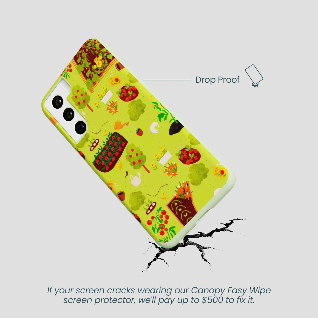 Sage Green Spring Garden Samsung Galaxy S22 Case - Image 4