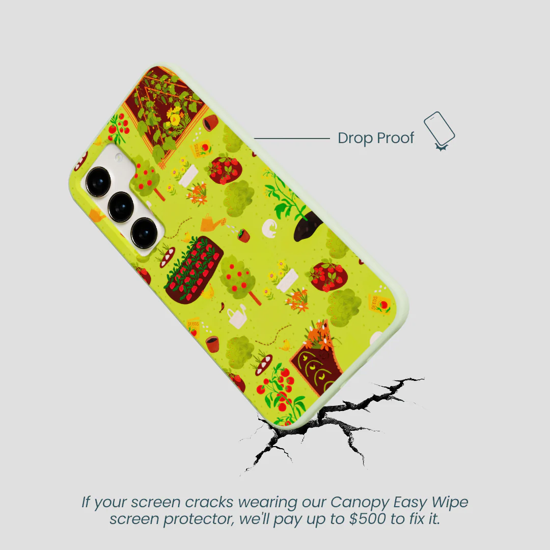 Sage Green Spring Garden Samsung Galaxy S23 Case - Image 4