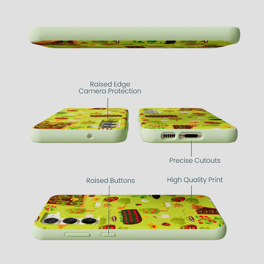 Sage Green Spring Garden Samsung Galaxy S23+(Plus) Case - Image 2