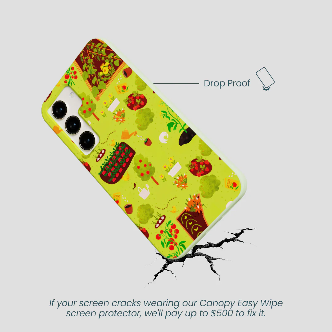 Sage Green Spring Garden Samsung Galaxy S24 Case - Image 4