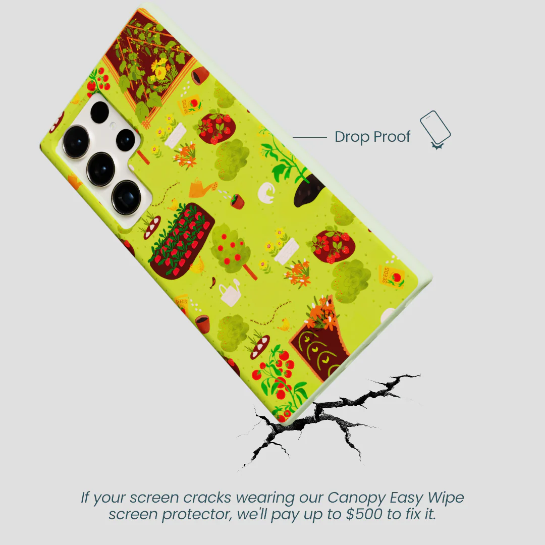 Sage Green Spring Garden Samsung Galaxy S24 Ultra Case - Image 4