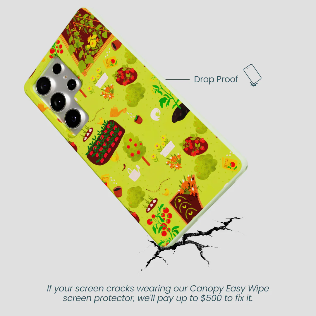 Sage Green Spring Garden Samsung Galaxy S25 Ultra Case - Image 4