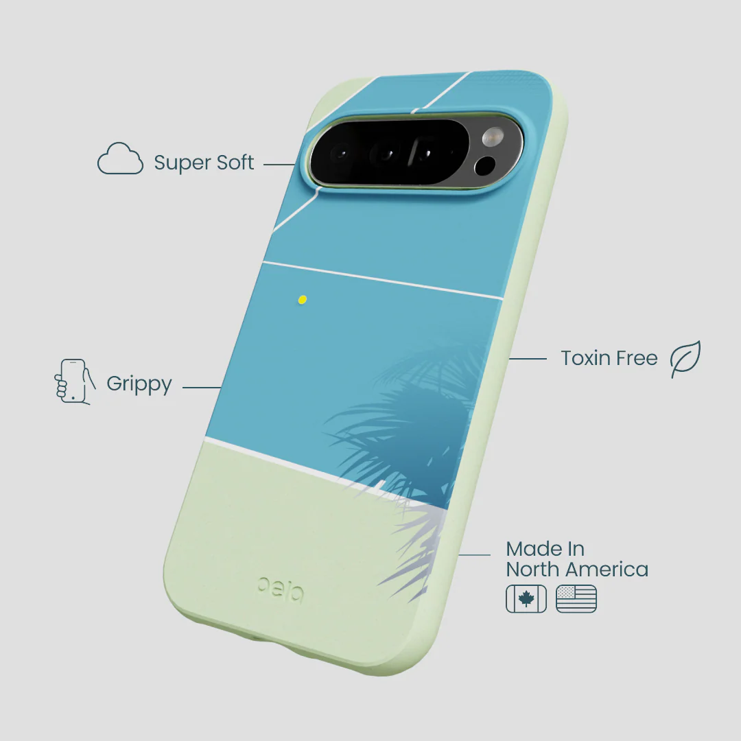 Sage Green Tennis Court Google Pixel 10 Pro XL Case - Image 3