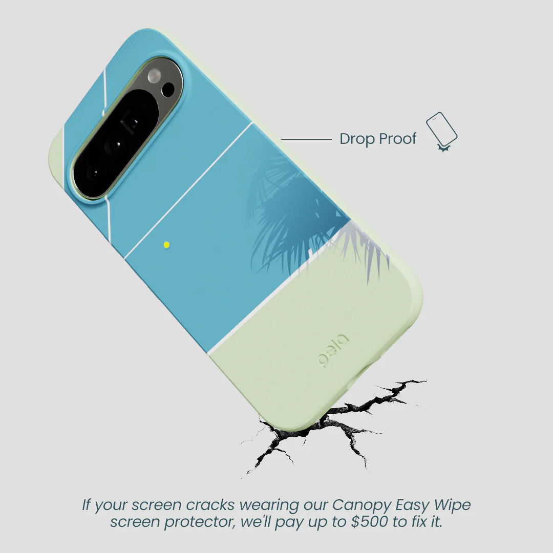 Sage Green Tennis Court Google Pixel 10 Pro XL Case - Image 4