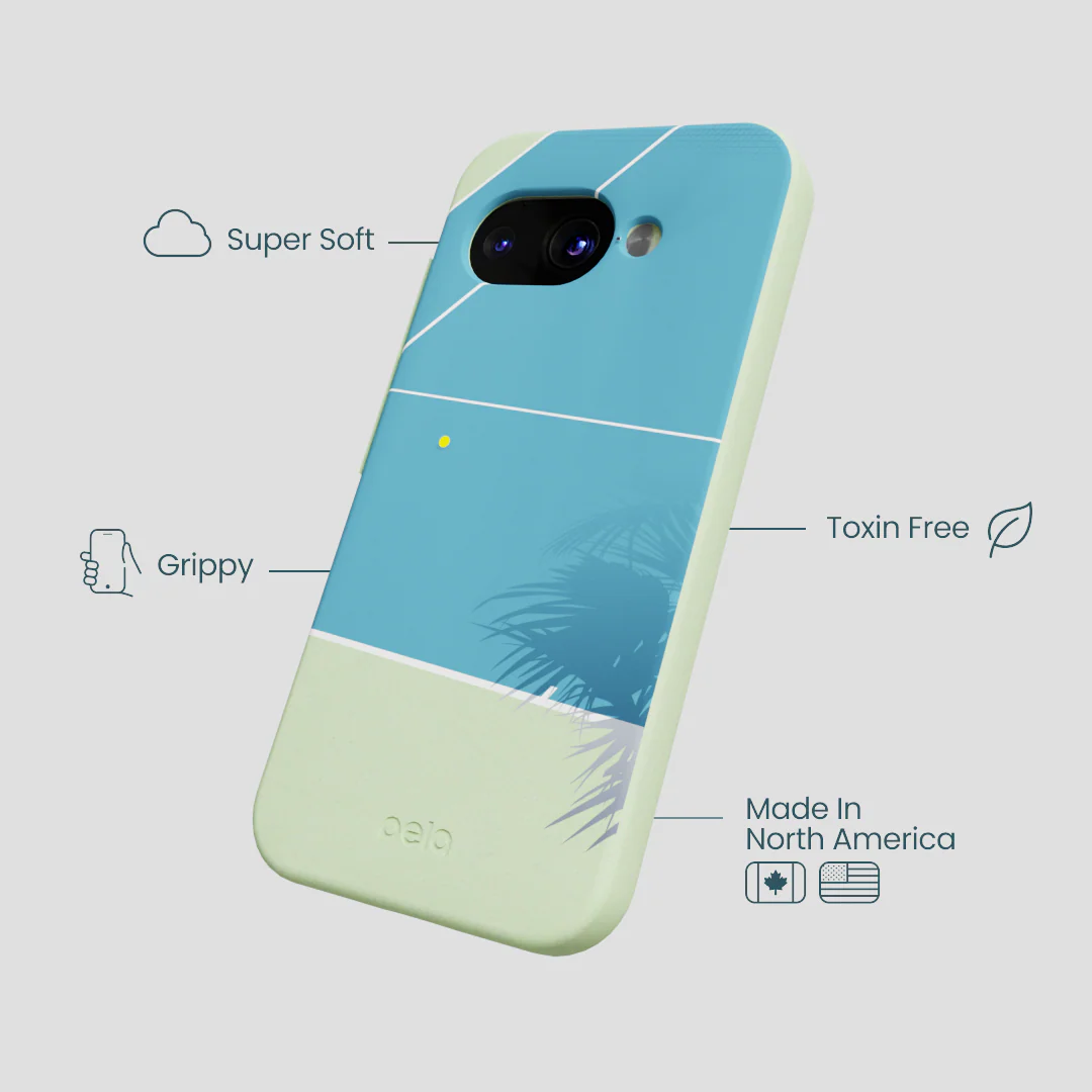 Sage Green Tennis Court Google Pixel 9a Case - Image 3