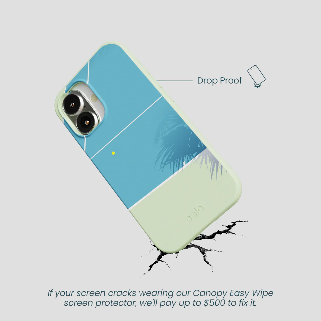 Sage Green Tennis Court iPhone 16 Case - Image 5