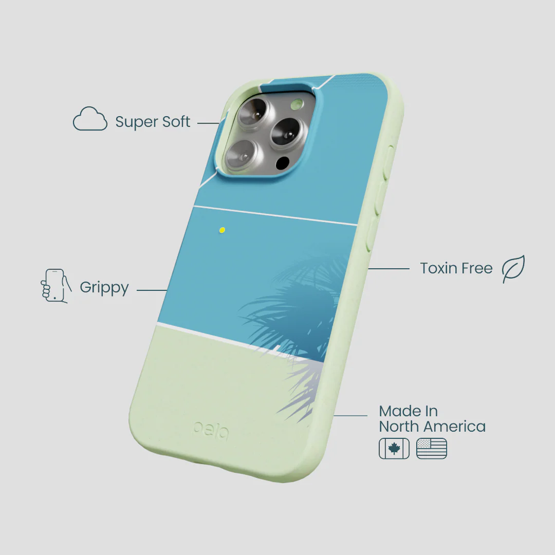 Sage Green Tennis Court iPhone 16 Pro Case - Image 4