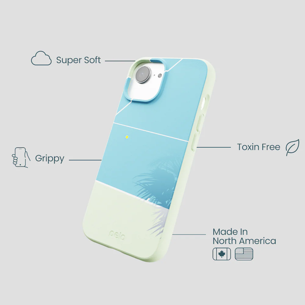 Sage Green Tennis Court iPhone 16e/17e Case - Image 4