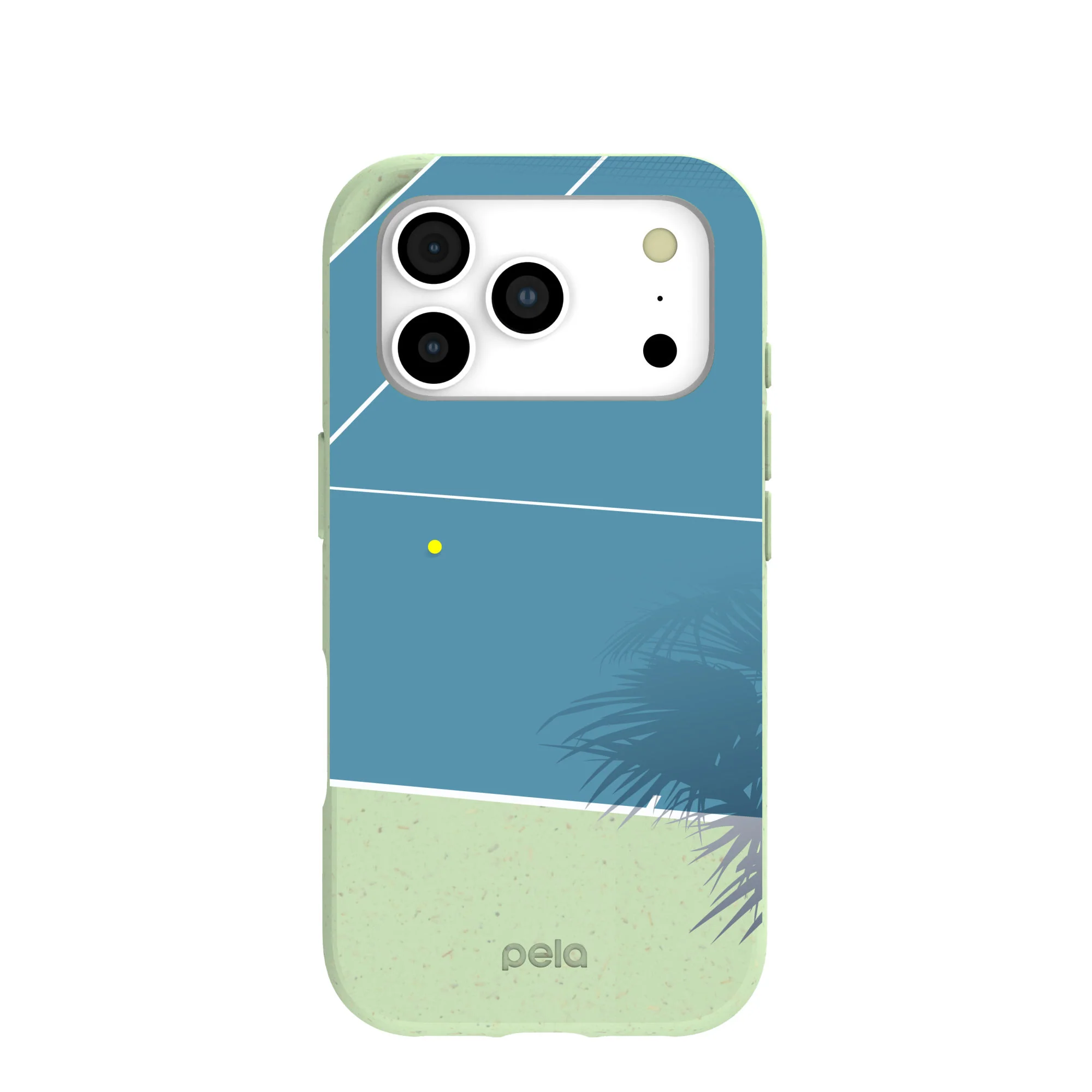 Sage Green Tennis Court iPhone 17 Pro Case