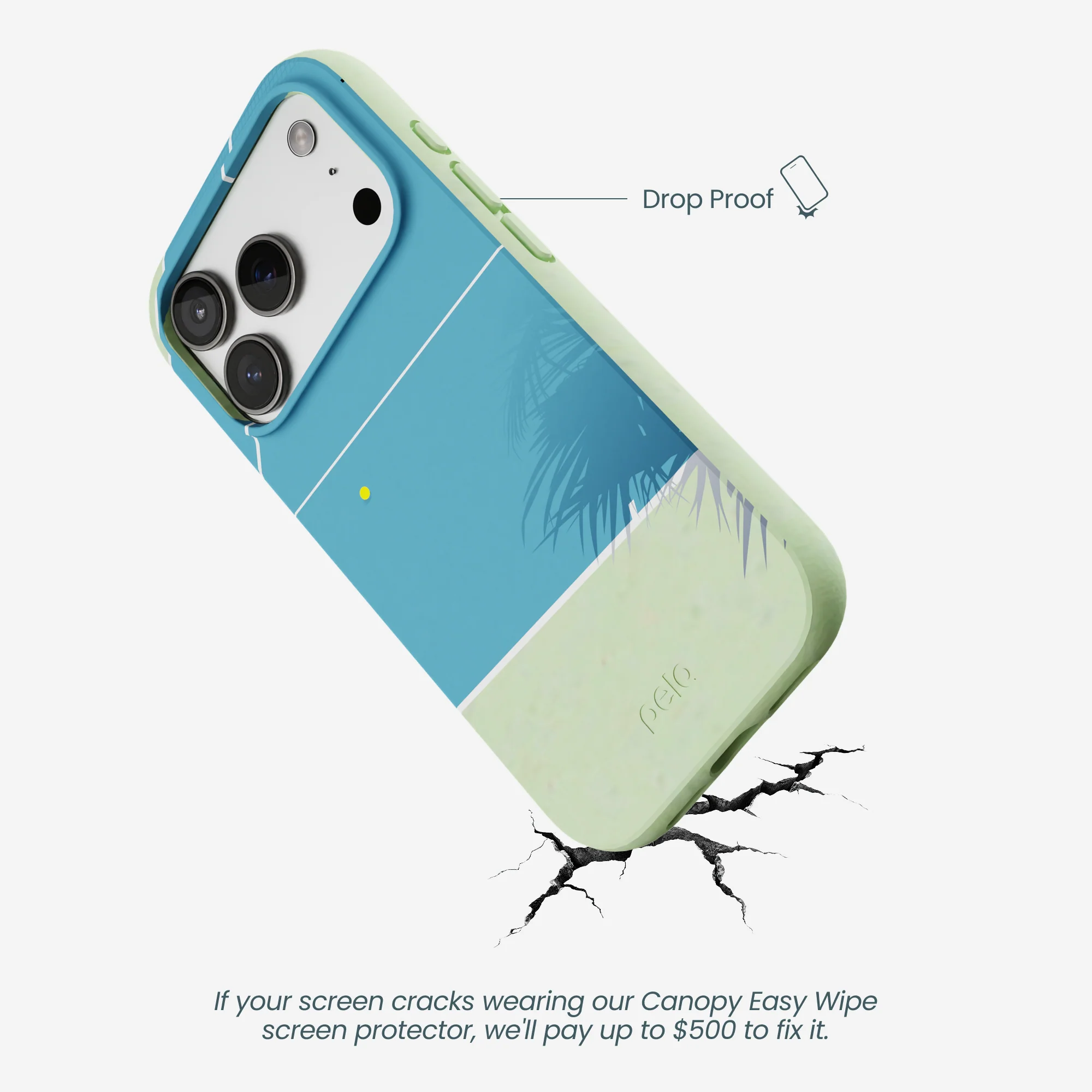 Sage Green Tennis Court iPhone 17 Pro Case - Image 5