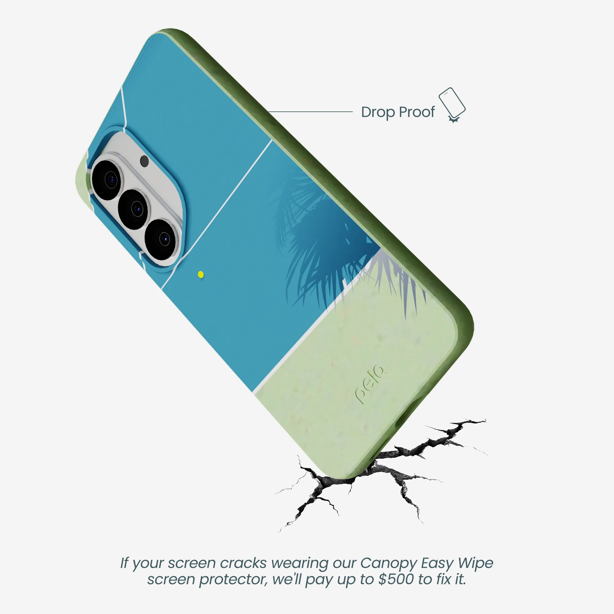 Sage Green Tennis Court Samsung Galaxy S26 Case - Image 4