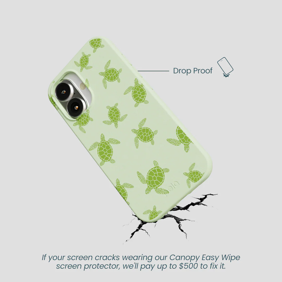 Sage Green Tiny Turtles iPhone 16 Case - Image 5