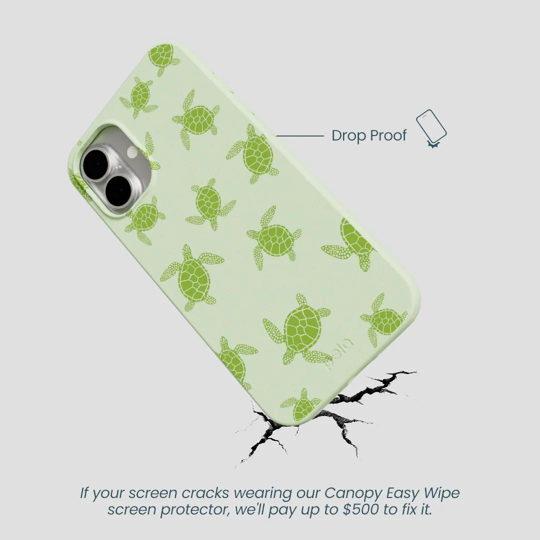 Sage Green Tiny Turtles iPhone 16 Plus Case - Image 5