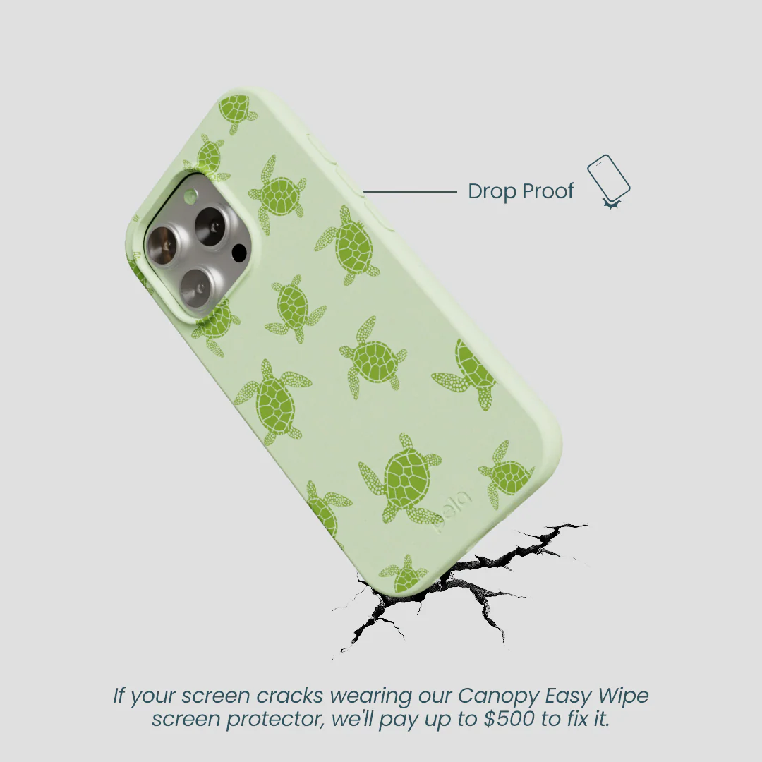 Sage Green Tiny Turtles iPhone 16 Pro Case - Image 5