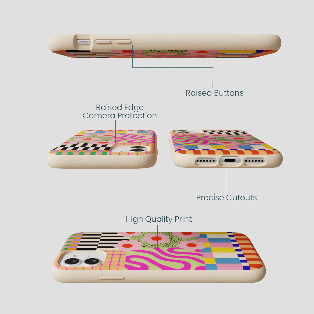 Seashell Abstract Cake iPhone 11 Case - Image 3