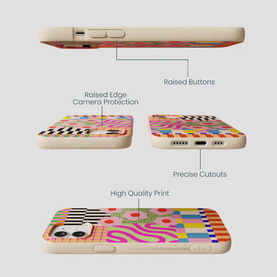 Seashell Abstract Cake iPhone 12/ iPhone 12 Pro Case - Image 3