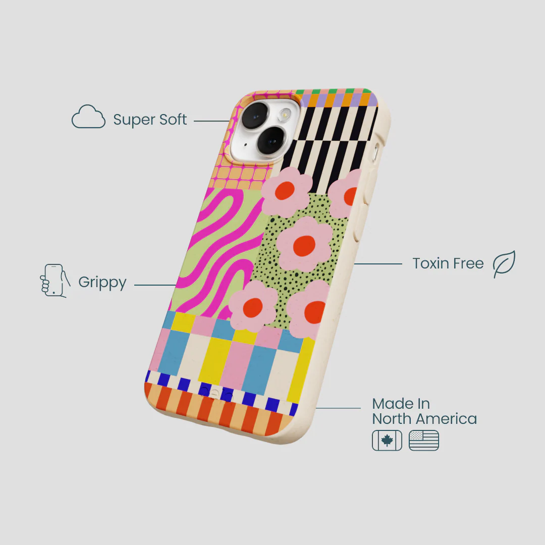 Seashell Abstract Cake iPhone 13 Mini Case - Image 4