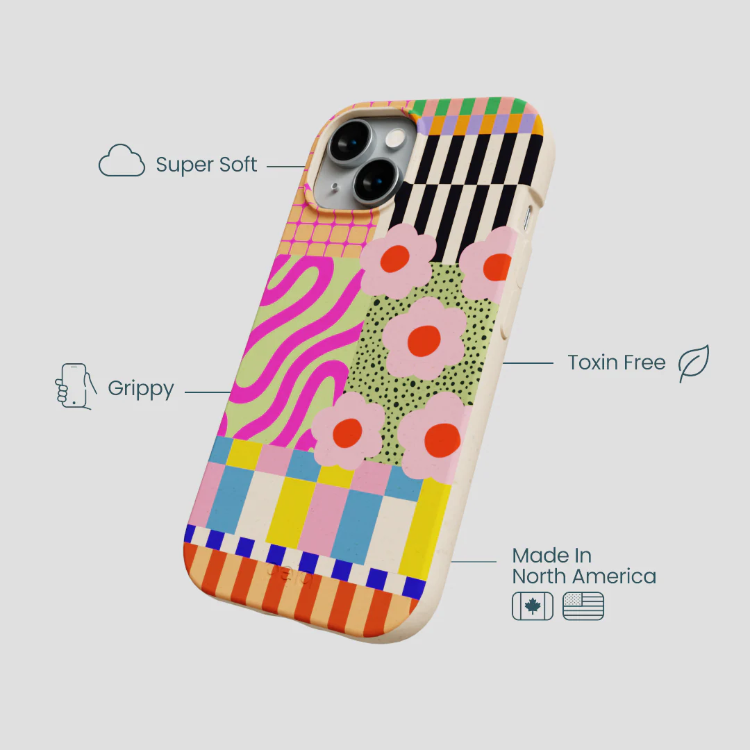 Seashell Abstract Cake iPhone 14 Case - Image 4