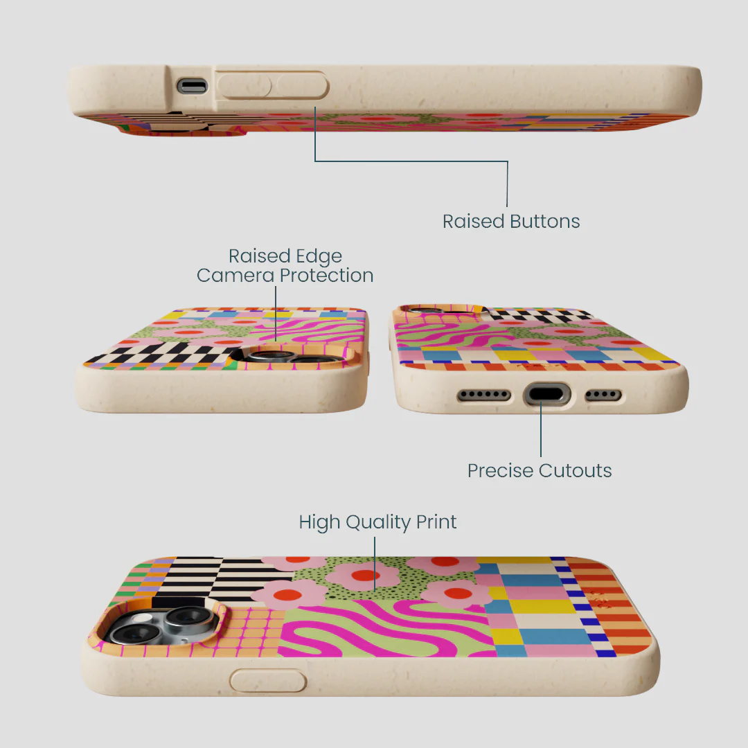 Seashell Abstract Cake iPhone 15 Plus Case - Image 3