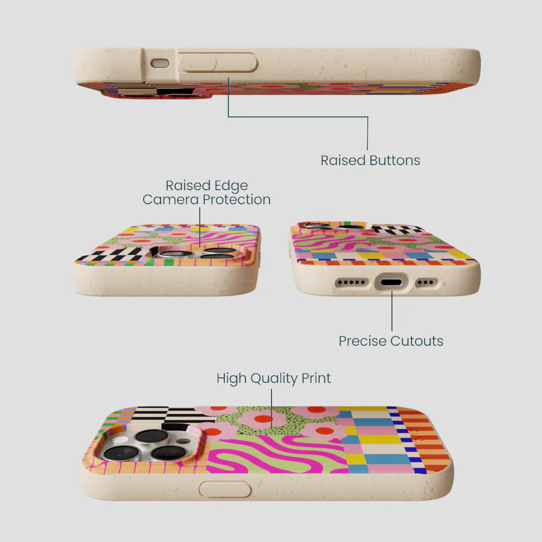 Seashell Abstract Cake iPhone 15 Pro Case - Image 3