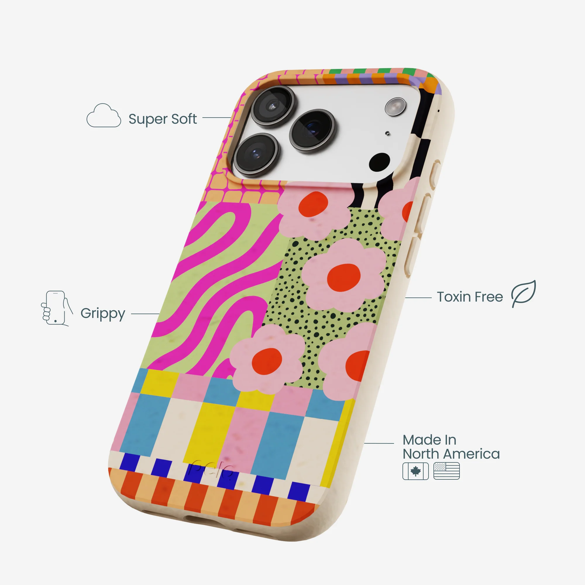 Seashell Abstract Cake iPhone 17 Pro Case - Image 4