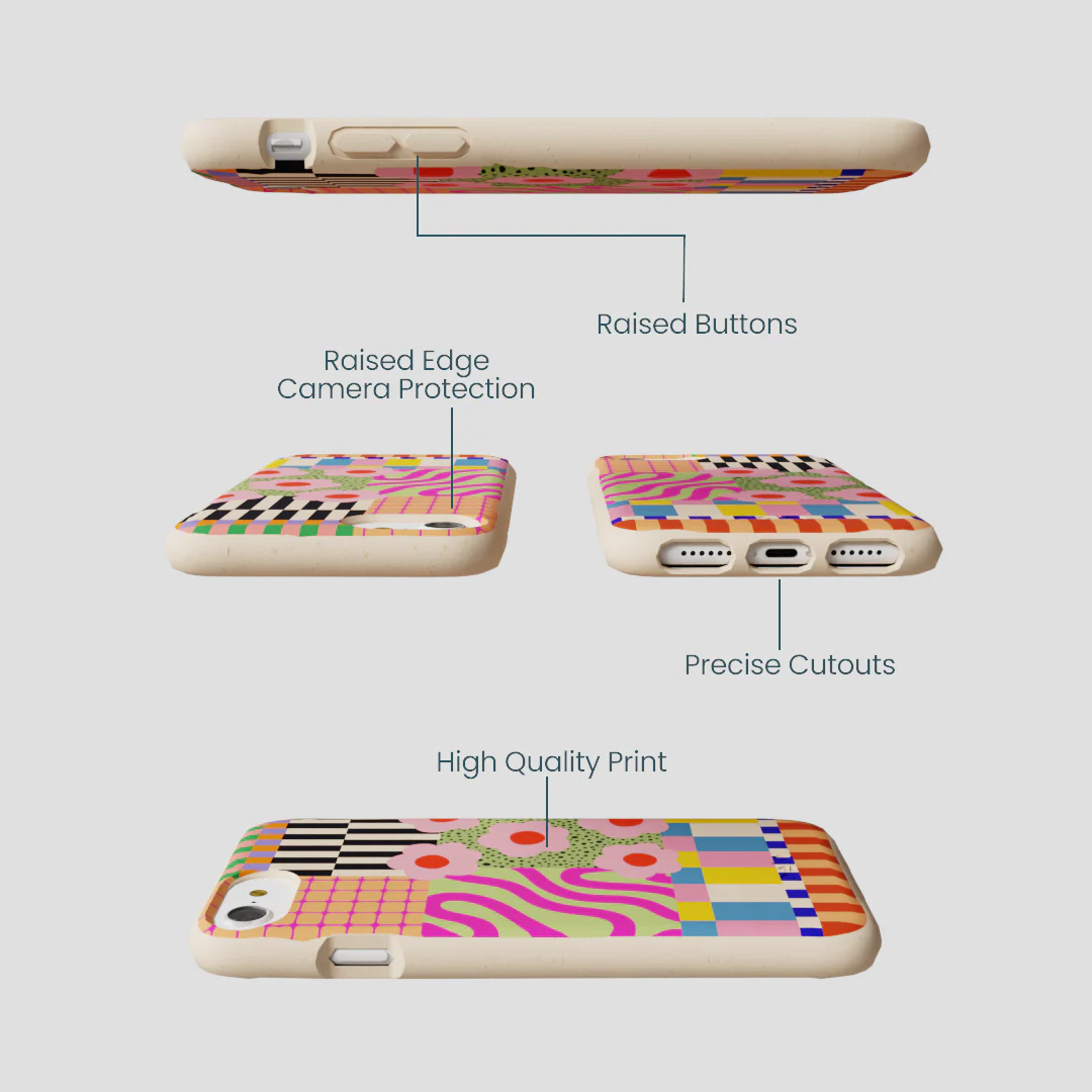 Seashell Abstract Cake iPhone 6/6s/7/8/SE Case - Image 3