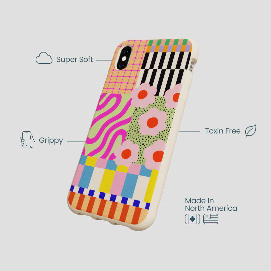 Seashell Abstract Cake iPhone XR Case - Image 4