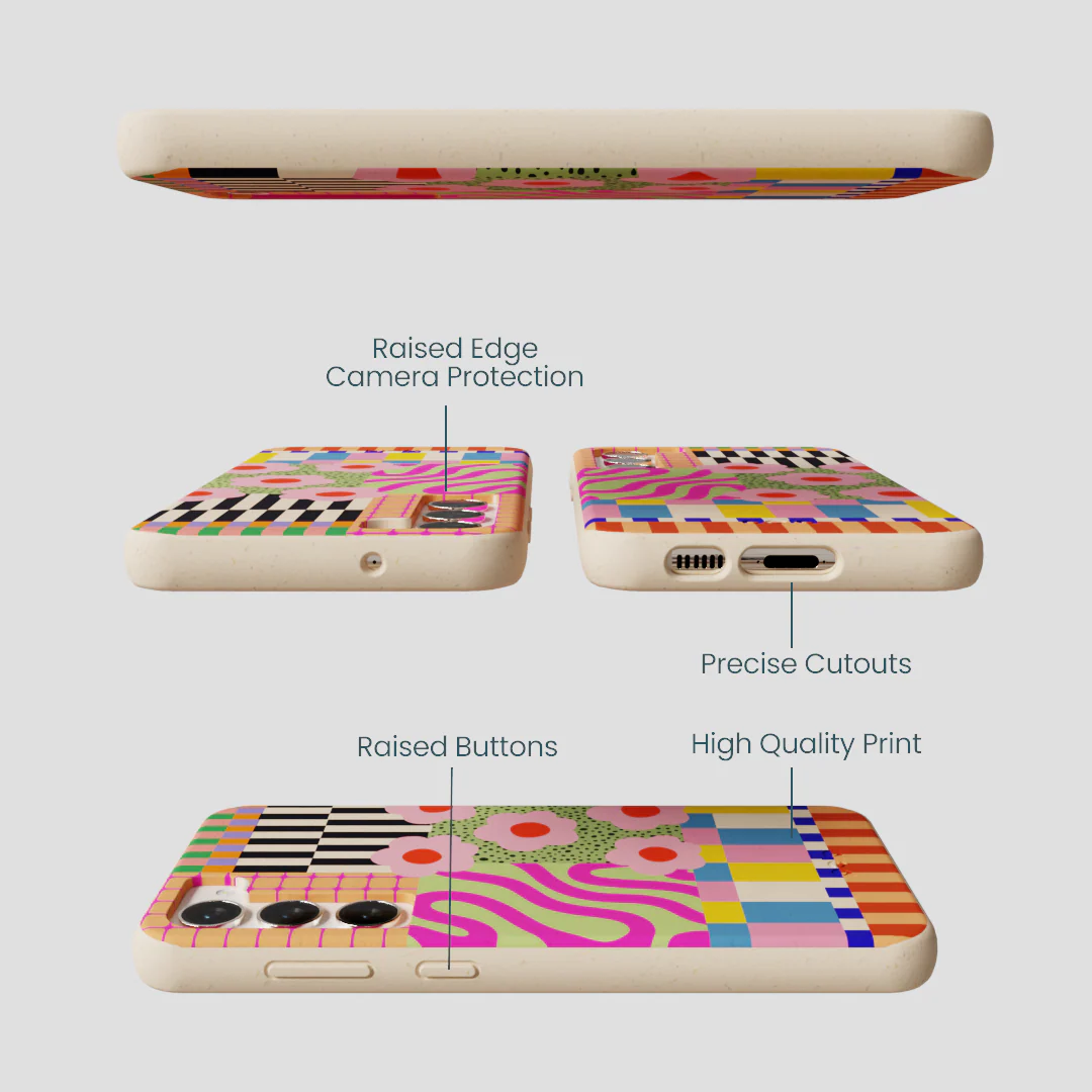 Seashell Abstract Cake Samsung Galaxy S23+(Plus) Case - Image 3