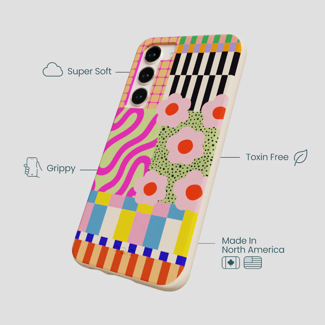 Seashell Abstract Cake Samsung Galaxy S23+(Plus) Case - Image 4