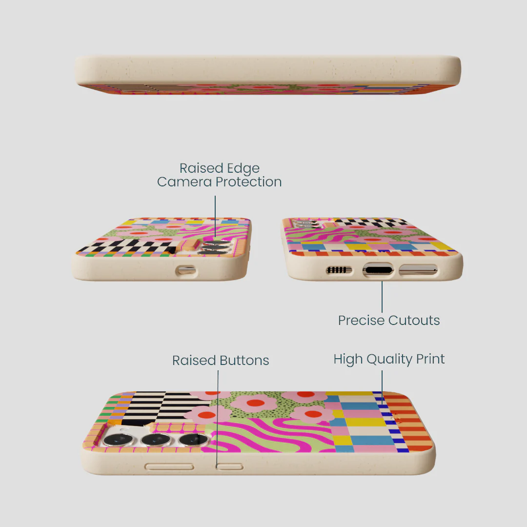 Seashell Abstract Cake Samsung Galaxy S24 Case - Image 3