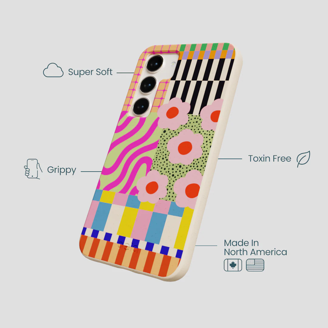Seashell Abstract Cake Samsung Galaxy S24 Case - Image 4