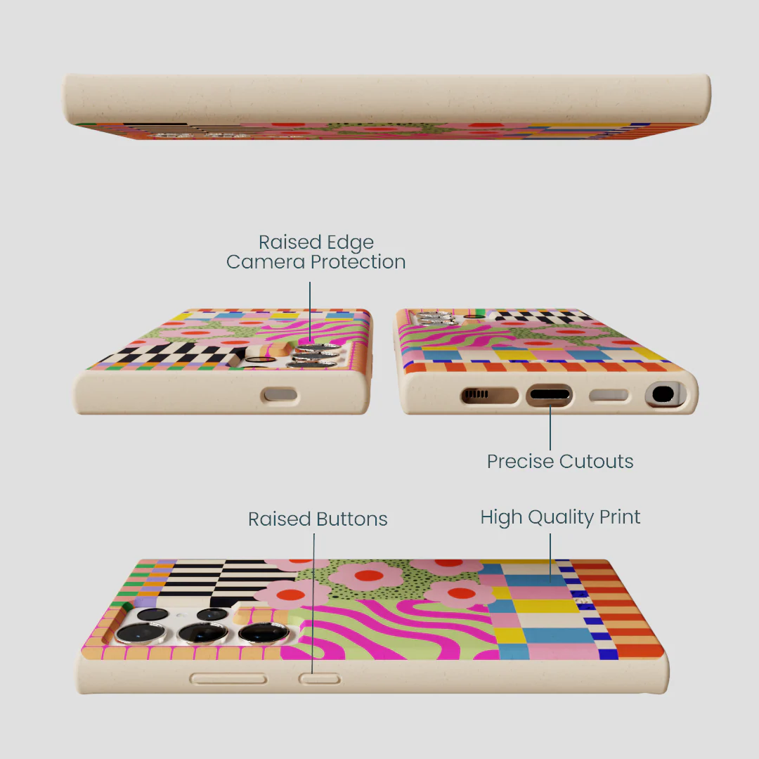 Seashell Abstract Cake Samsung Galaxy S24 Ultra Case - Image 3