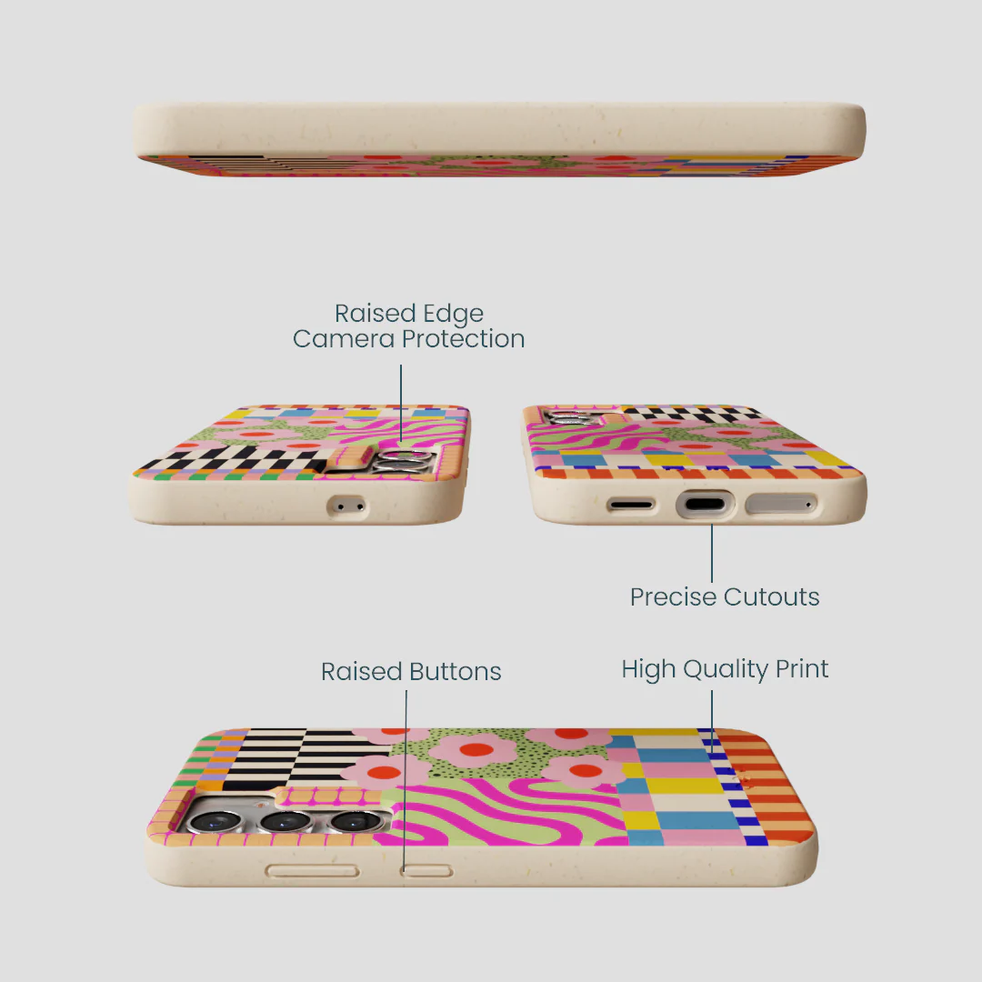 Seashell Abstract Cake Samsung Galaxy S25 Case - Image 3