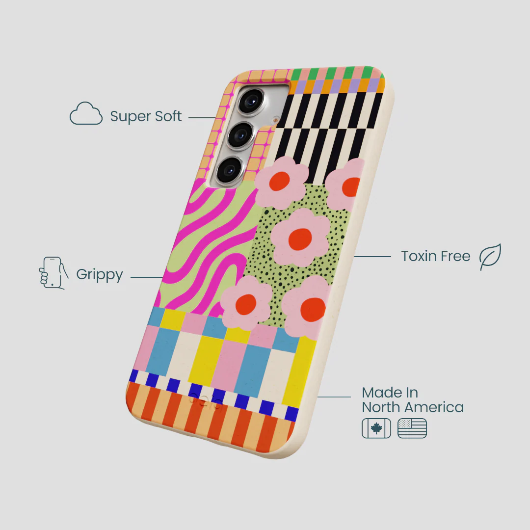 Seashell Abstract Cake Samsung Galaxy S25 Case - Image 4