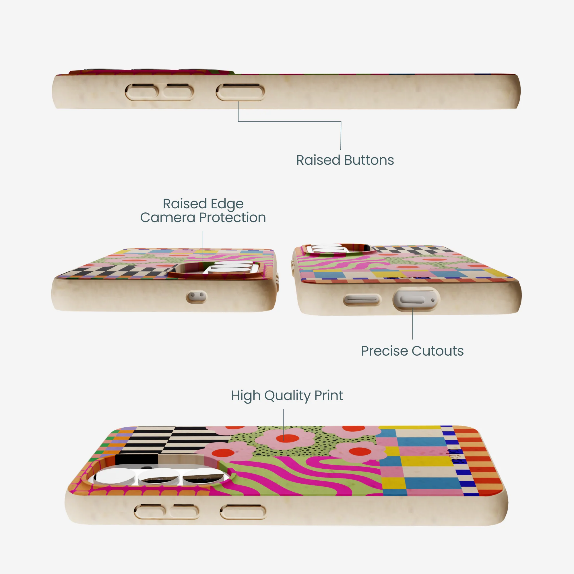 Seashell Abstract Cake Samsung Galaxy S26 Case - Image 3