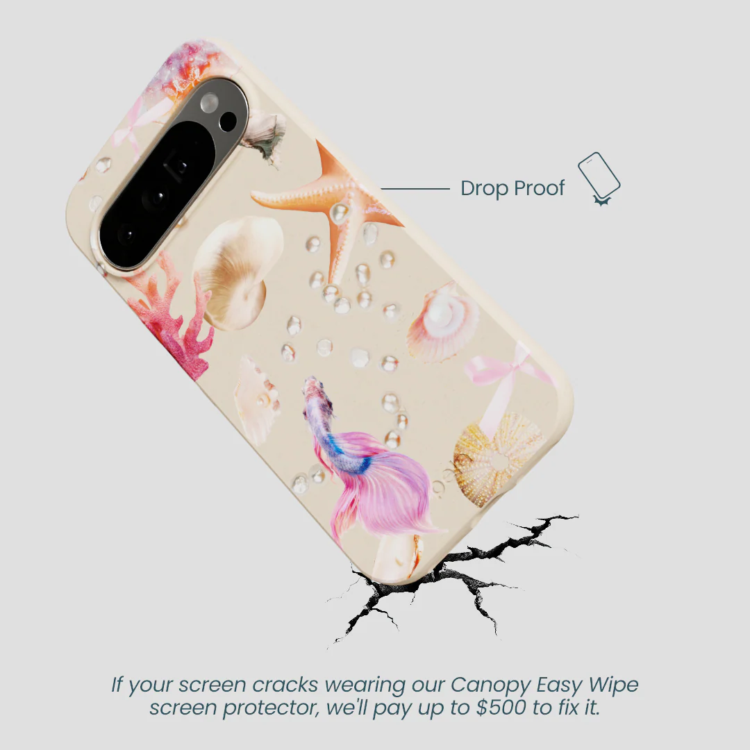 Seashell Aqua Dreams Google Pixel 10 Pro XL Case - Image 5