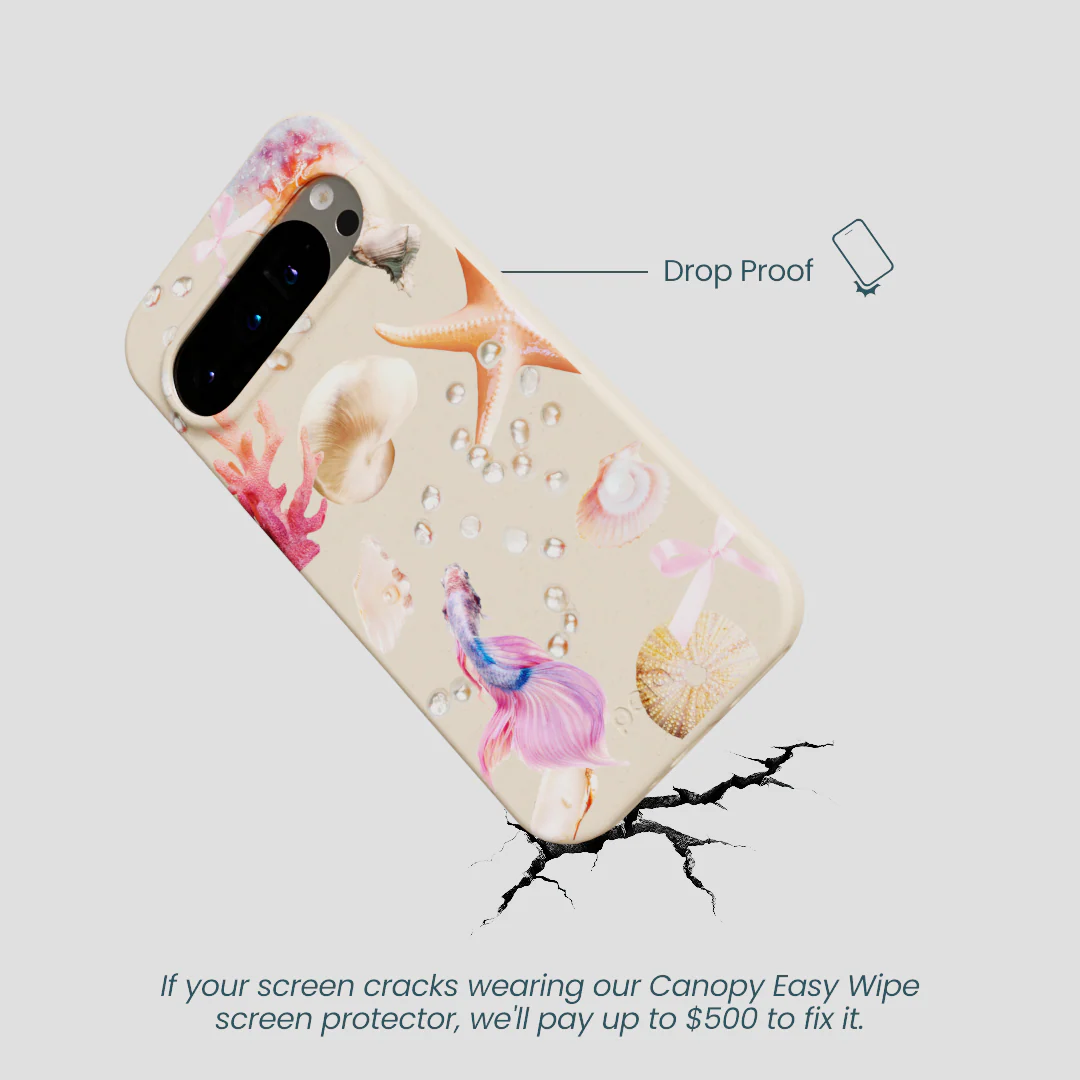 Seashell Aqua Dreams Google Pixel 9/9 Pro Case - Image 5