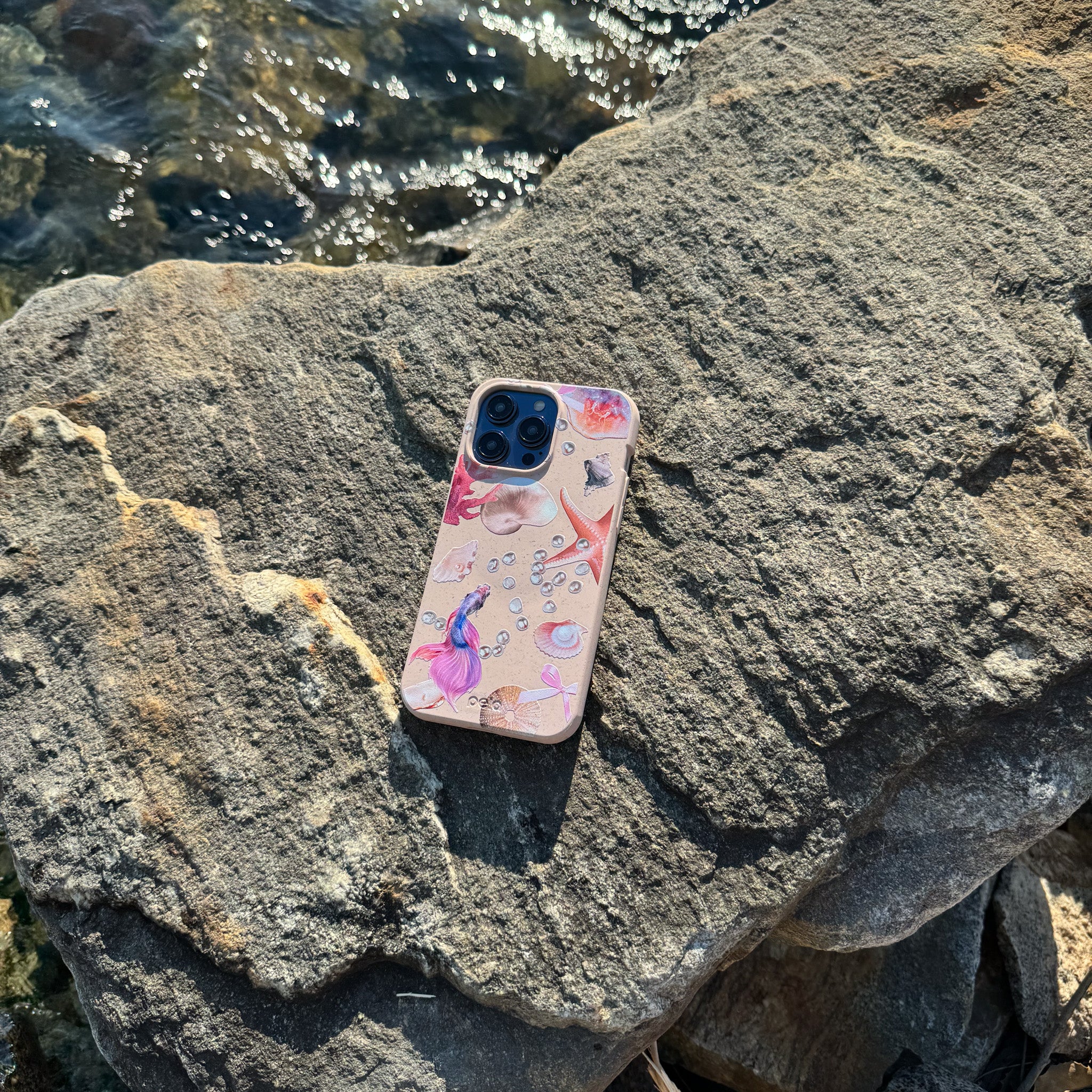 Seashell Aqua Dreams Google Pixel 9 Pro XL Case - Image 2