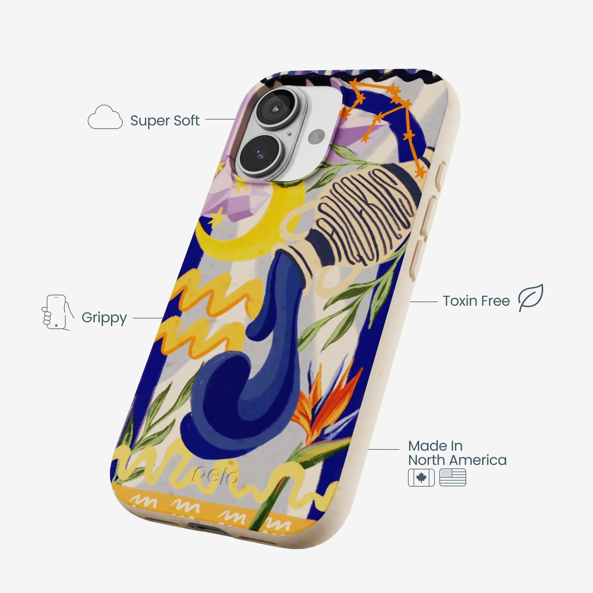 Seashell Aquarius Water iPhone 17 Case - Image 4