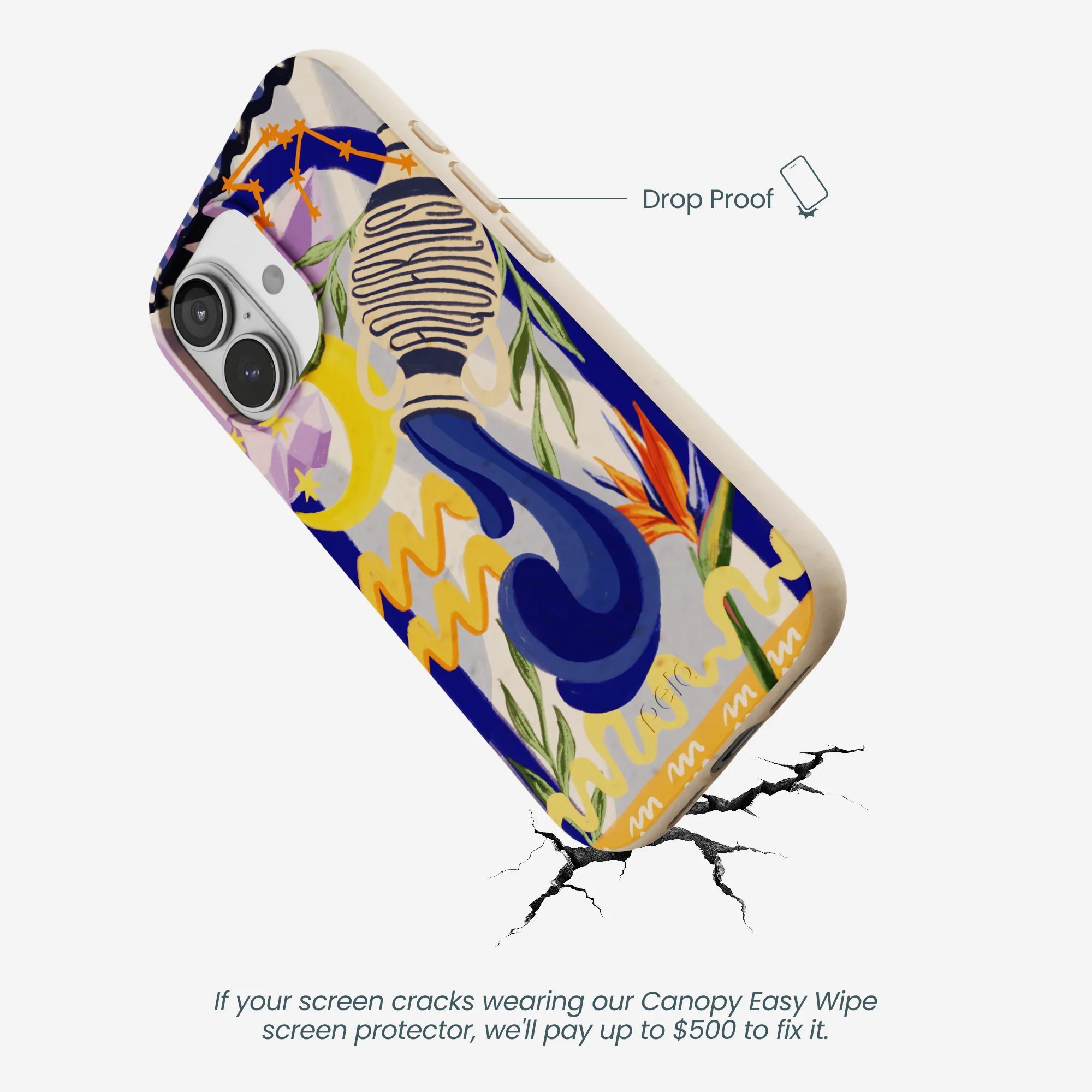 Seashell Aquarius Water iPhone 17 Case - Image 5