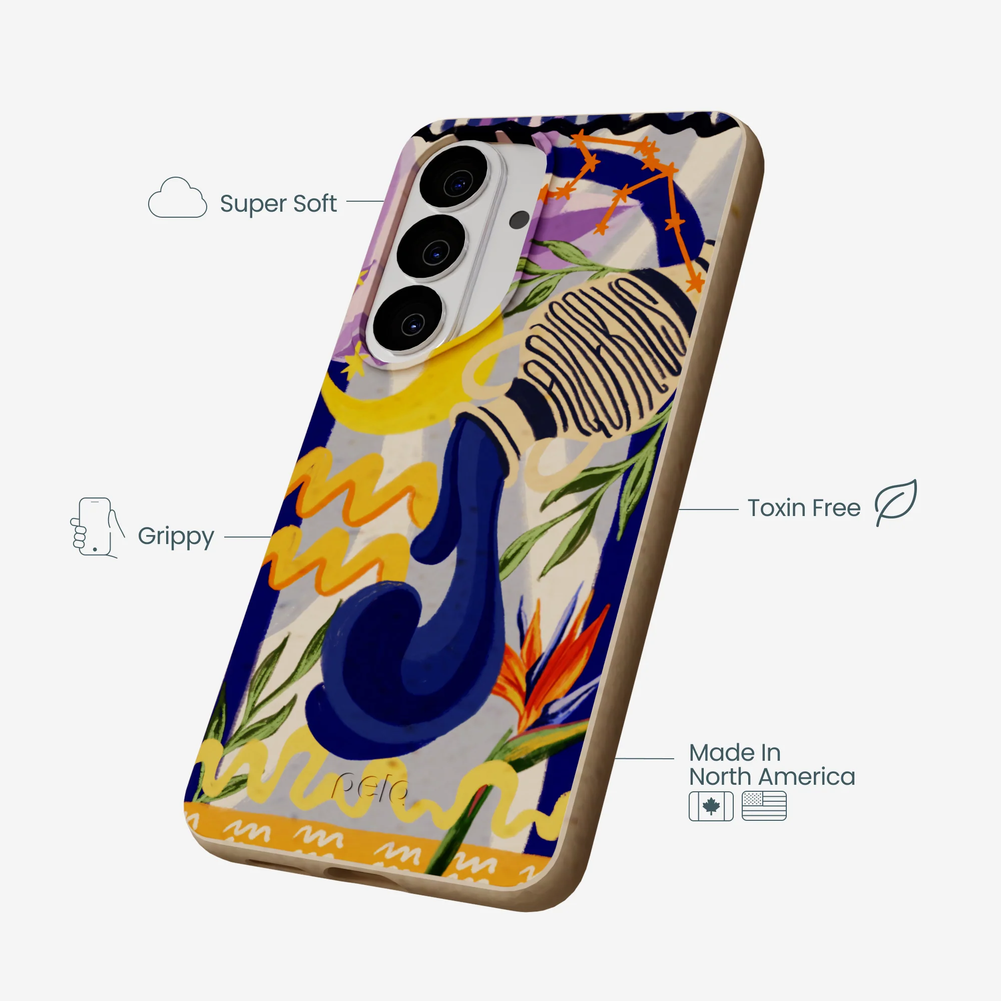Seashell Aquarius Water Samsung Galaxy S26 Case - Image 3