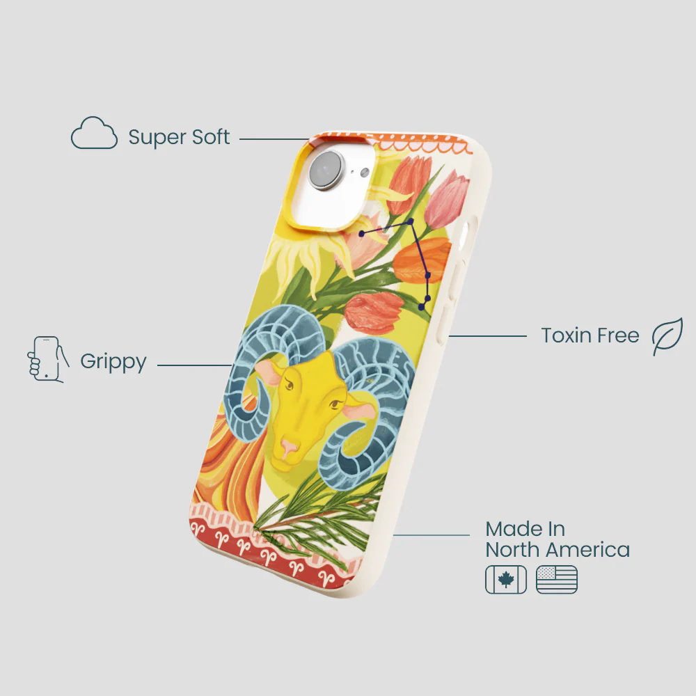 Seashell Aries Ram iPhone 16e/17e Case - Image 4