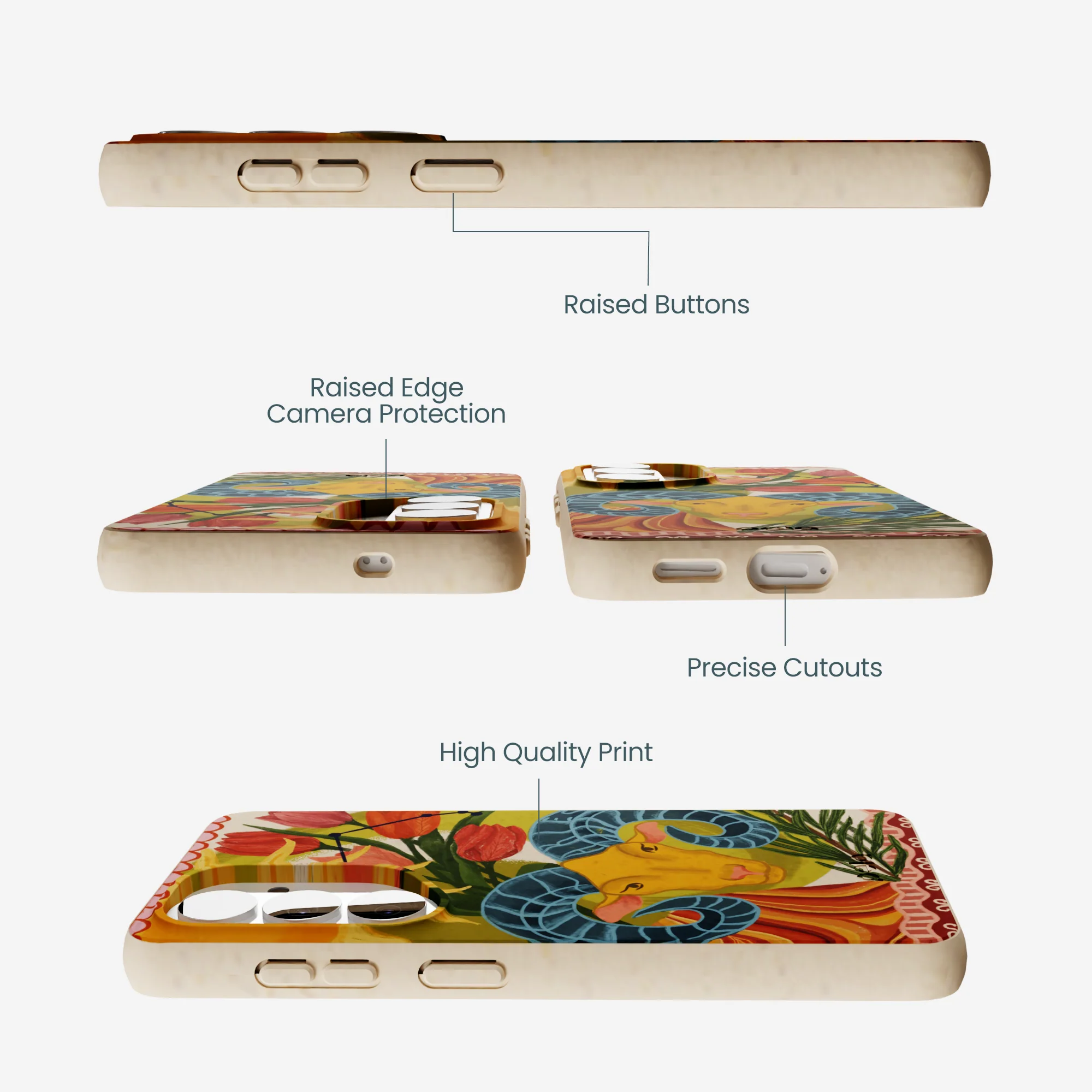Seashell Aries Ram Samsung Galaxy S26 Case - Image 2