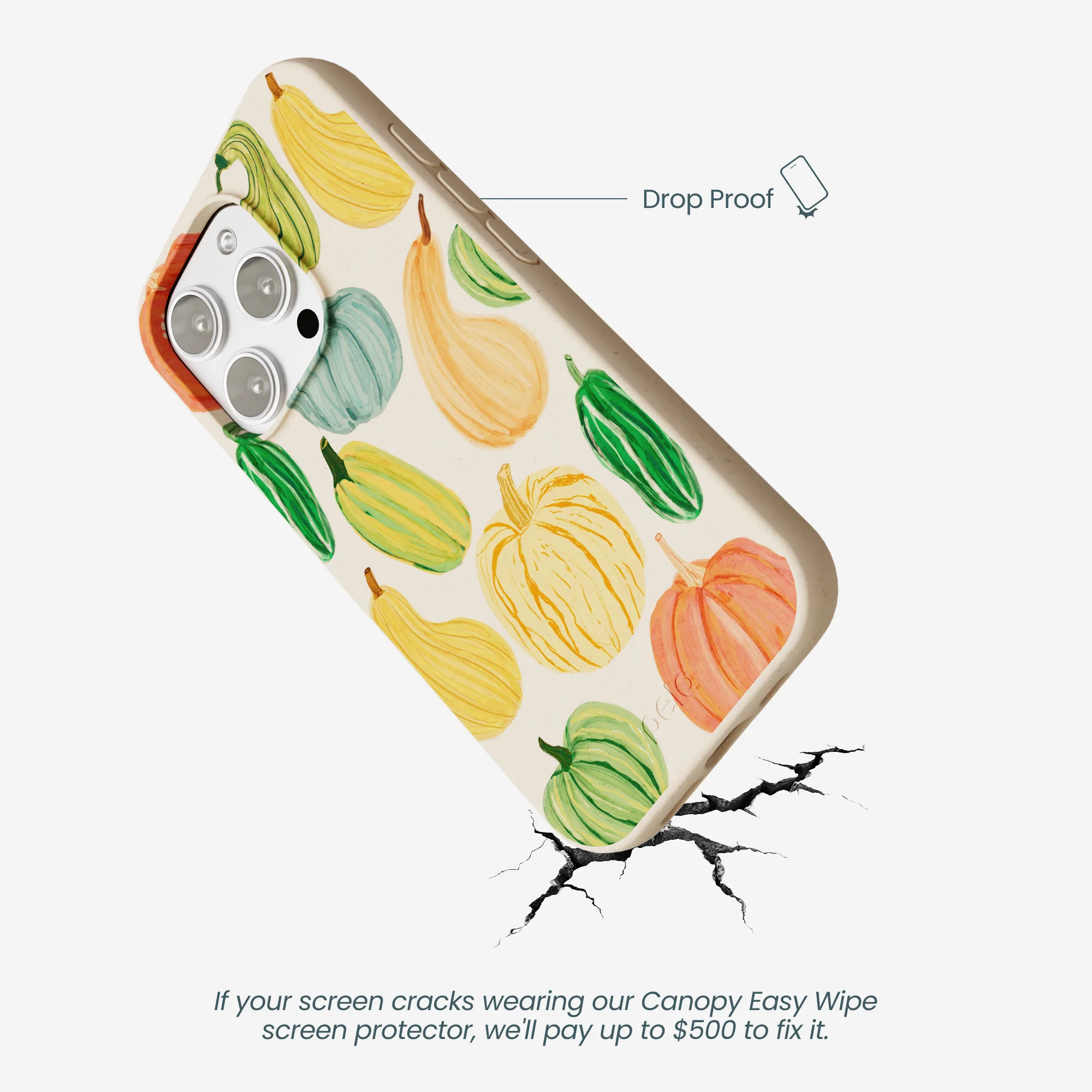 Seashell Autumn Garden iPhone 16 Pro Max Case - Image 5