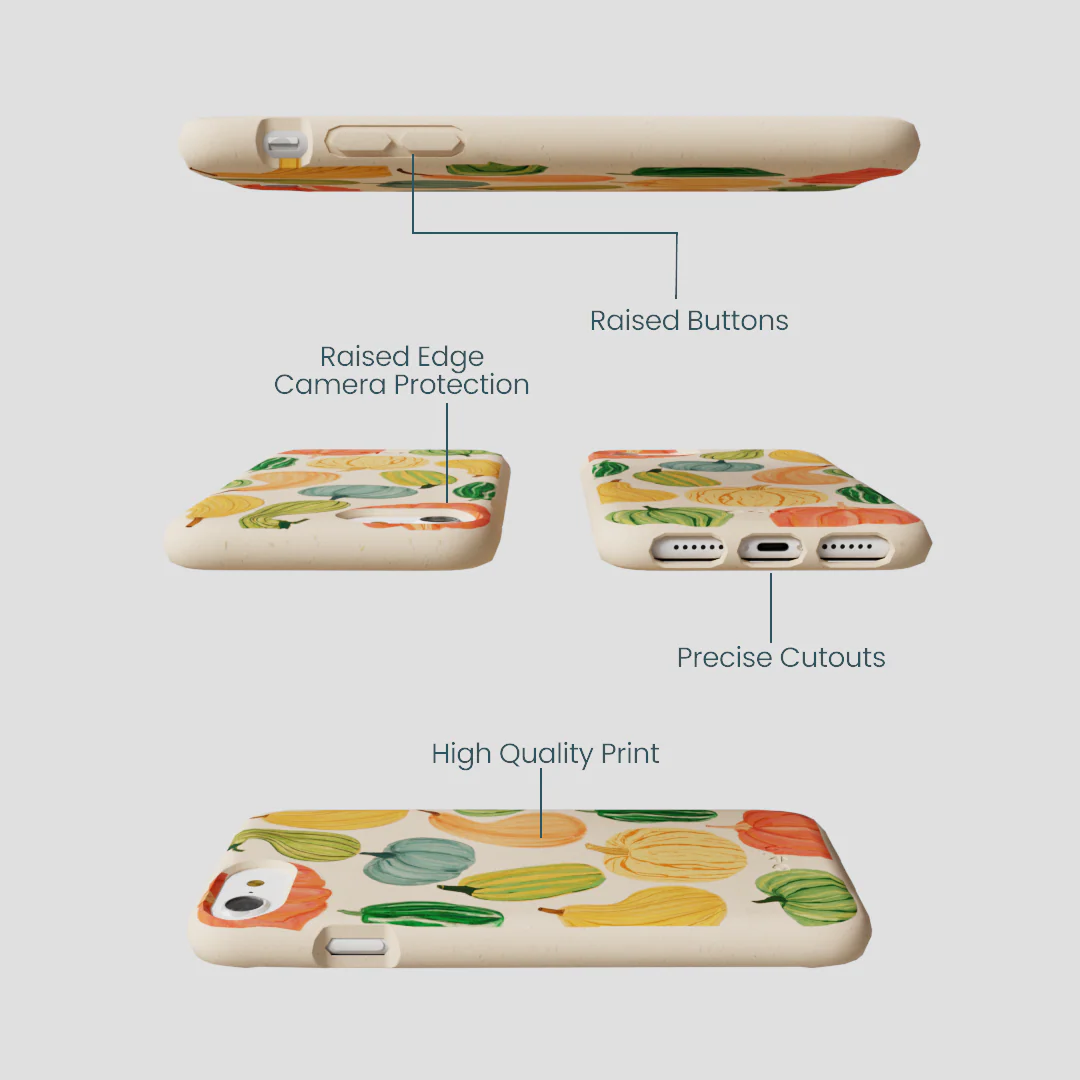 Seashell Autumn Garden iPhone 6/6s/7/8/SE Case - Image 3