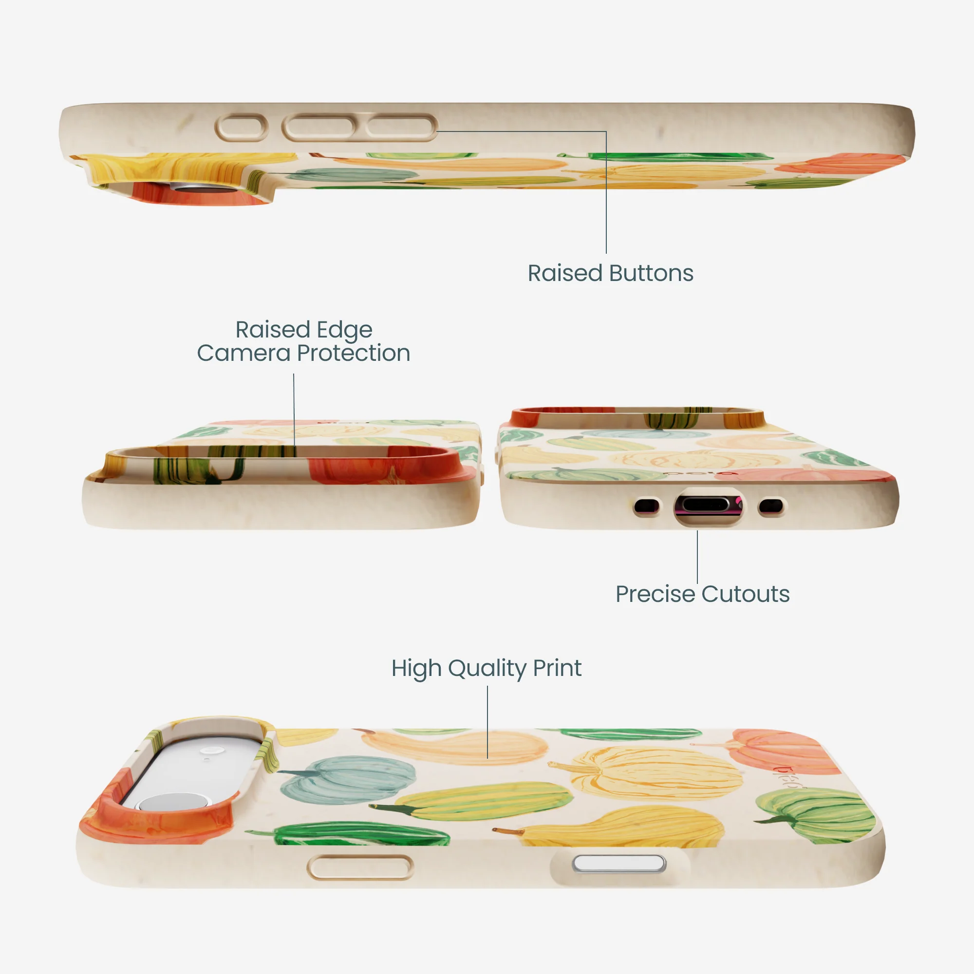 Seashell Autumn Garden iPhone Air Case - Image 3