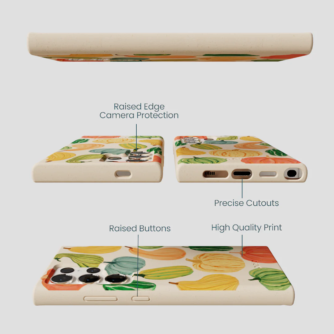 Seashell Autumn Garden Samsung Galaxy S24 Ultra Case - Image 3