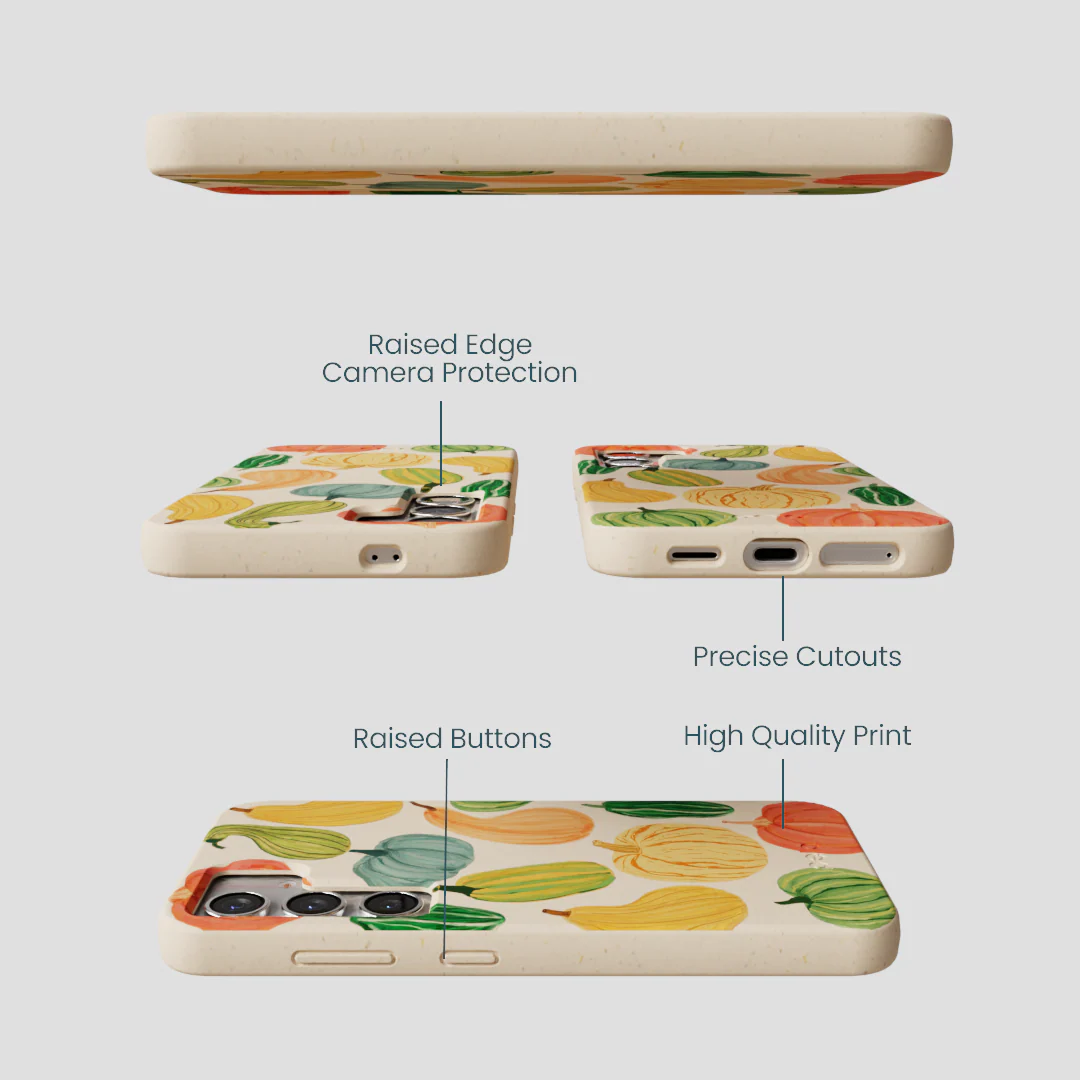 Seashell Autumn Garden Samsung Galaxy S25 Case - Image 3
